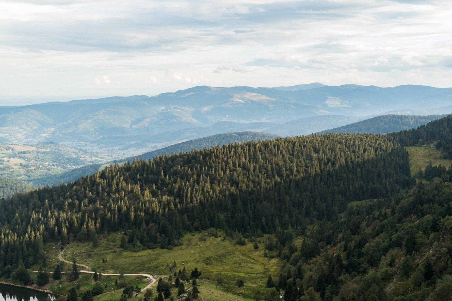 Balade moto dans les Vosges